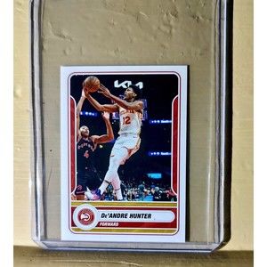 2023-24 De'Andre Hunter Panini NBA Basketball #110 Sticker Atlanta Hawks